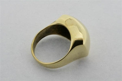 Clean Regal Ring - Elegant Brass Jewelry for Women, Perfect for Weddings, Parties & Special Occasions