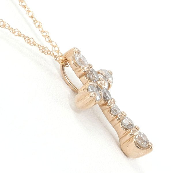 18K Pink Gold Diamond Necklace 0.5ct - Elegant Women's Jewelry for Anniversary, Wedding & Special Occasions