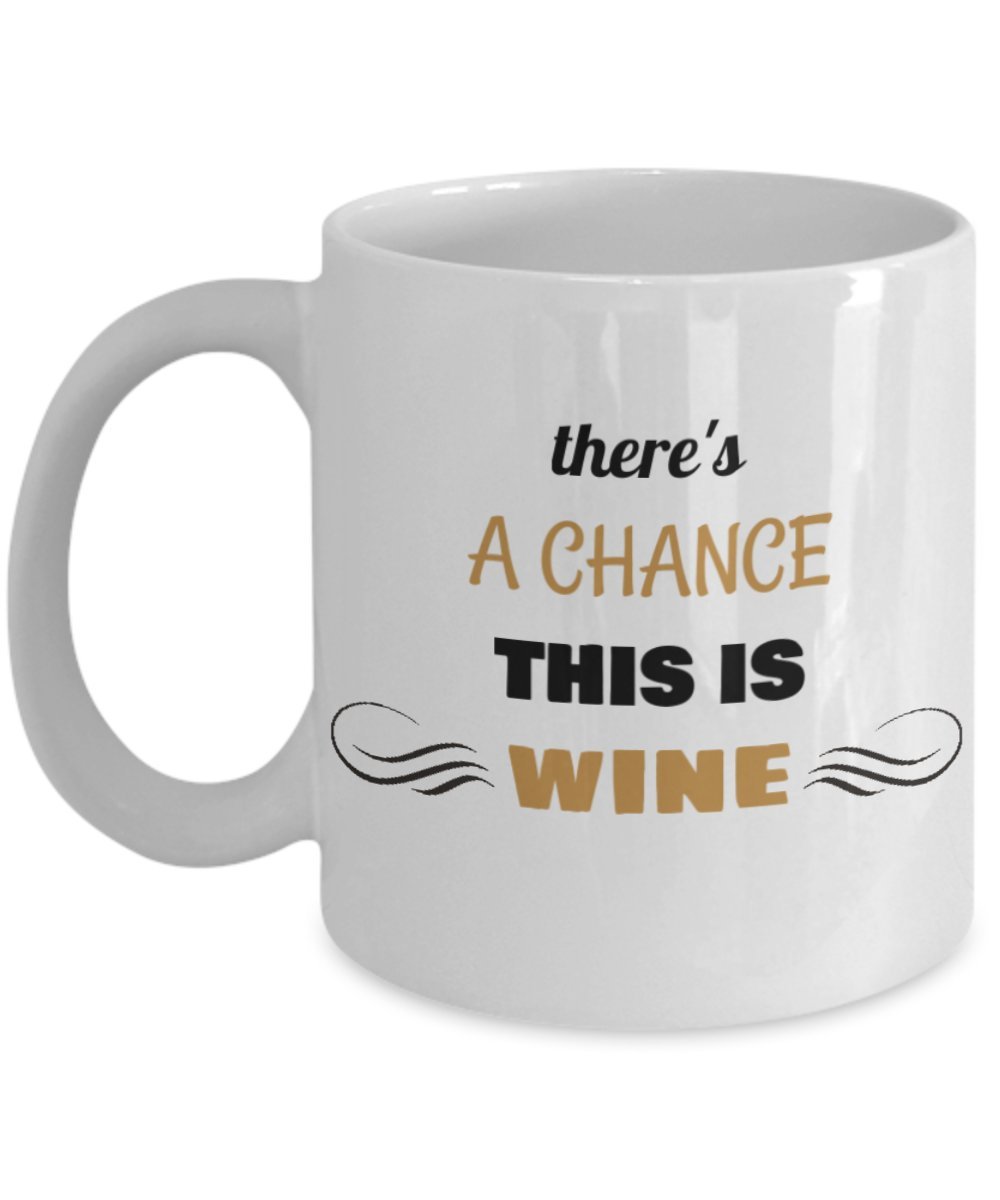 Funny Wine Mom Coffee Mug - 11 oz Premium White Ceramic Cup for Coffee Lovers - Perfect Gift for Moms, Wine Enthusiasts & Office Humor