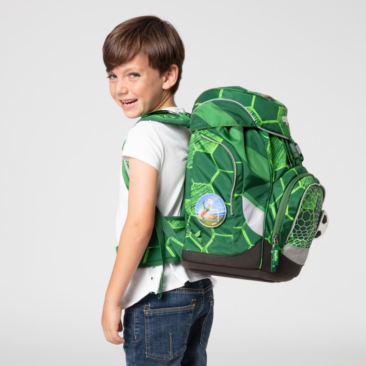 Ergobag School Backpack Set - 6 Piece StrikeBear Design for Kids & Teens | Durable, Lightweight & Comfortable for School, Travel & Outdoor Activities