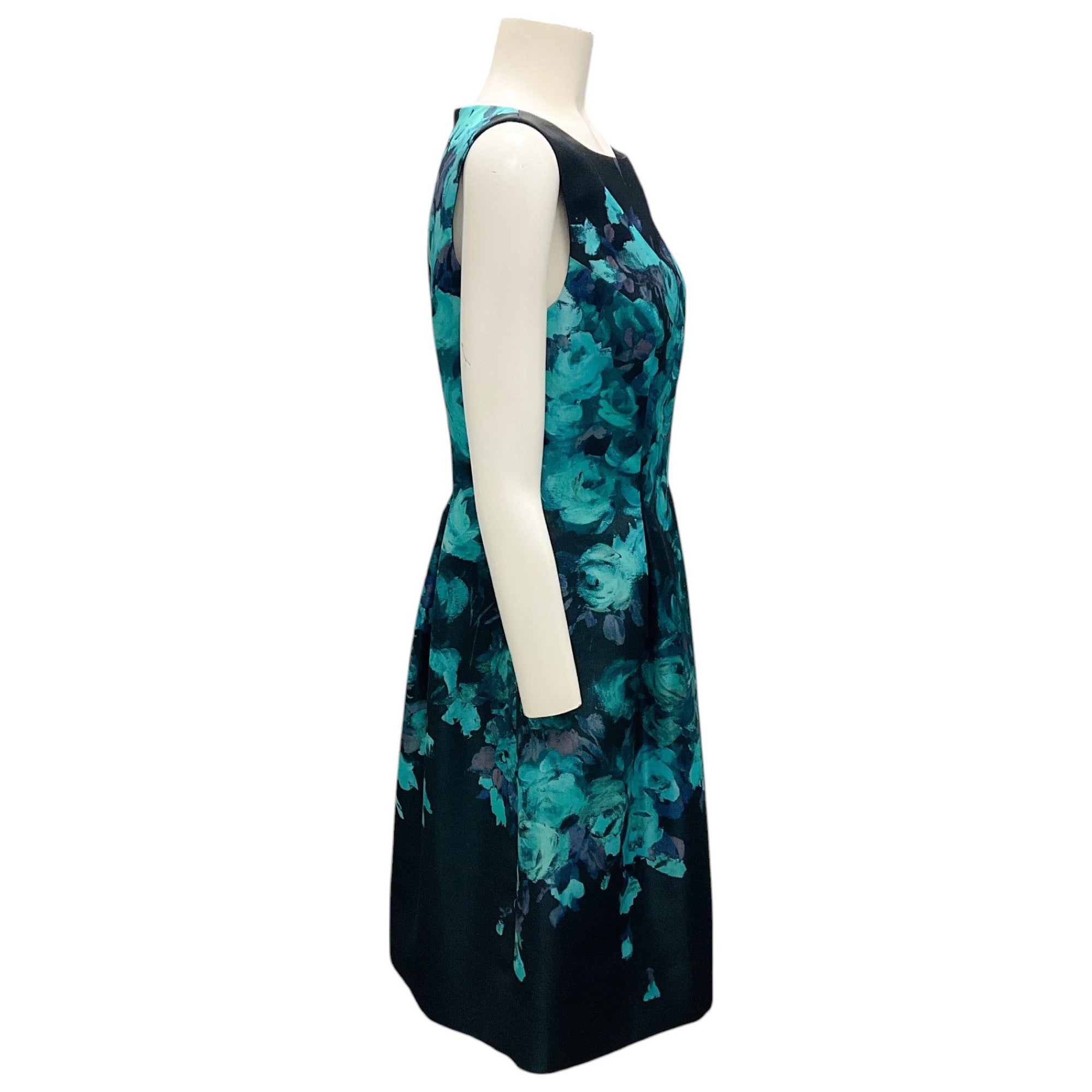 Lela Rose Black and Mint Full Skirt Sheath Dress for Women - Elegant Formal Wear for Weddings, Parties & Special Occasions