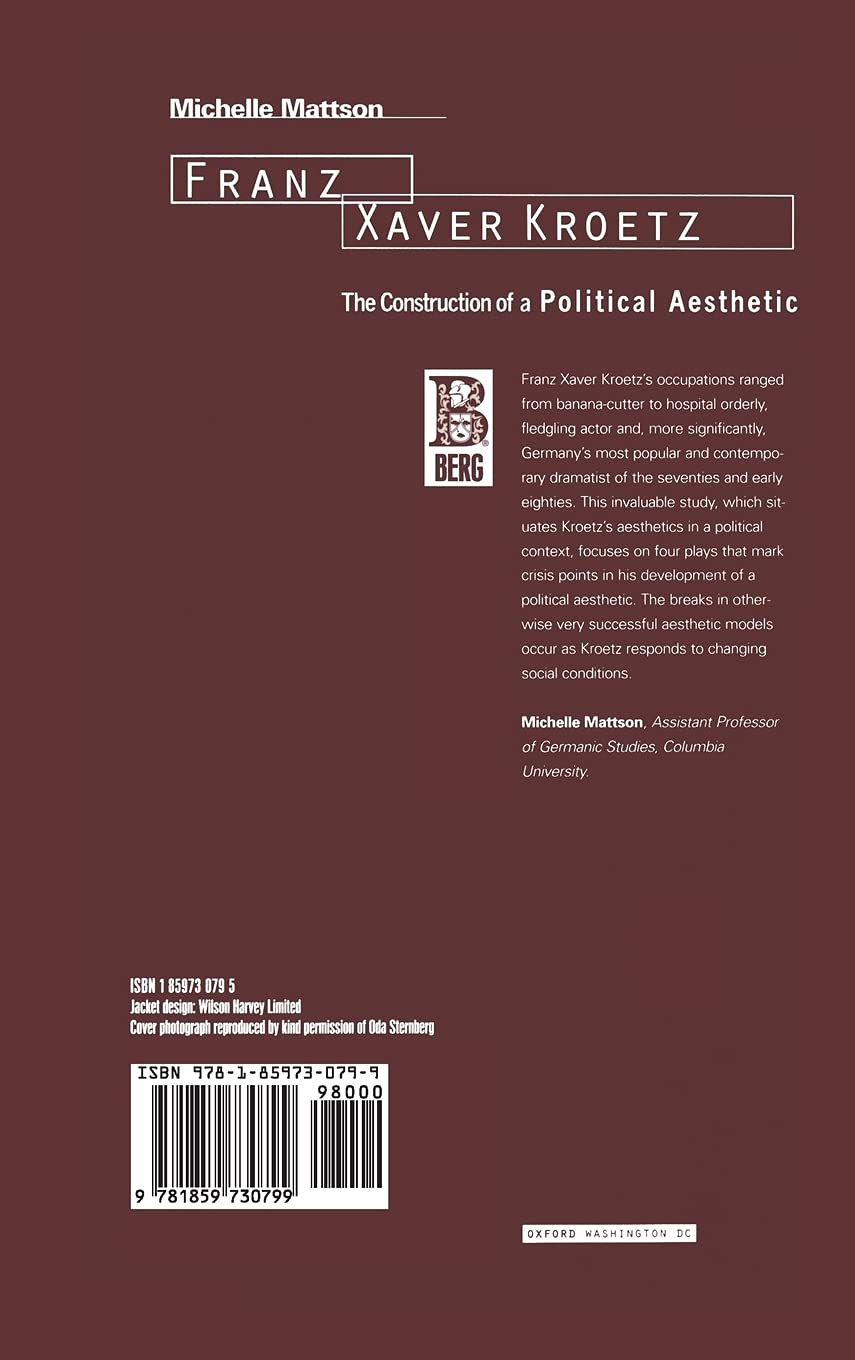 Franz Xaver Kroetz: Political Aesthetic in Modern Theater | Study of German Playwright's Works for Drama Students & Theater Lovers