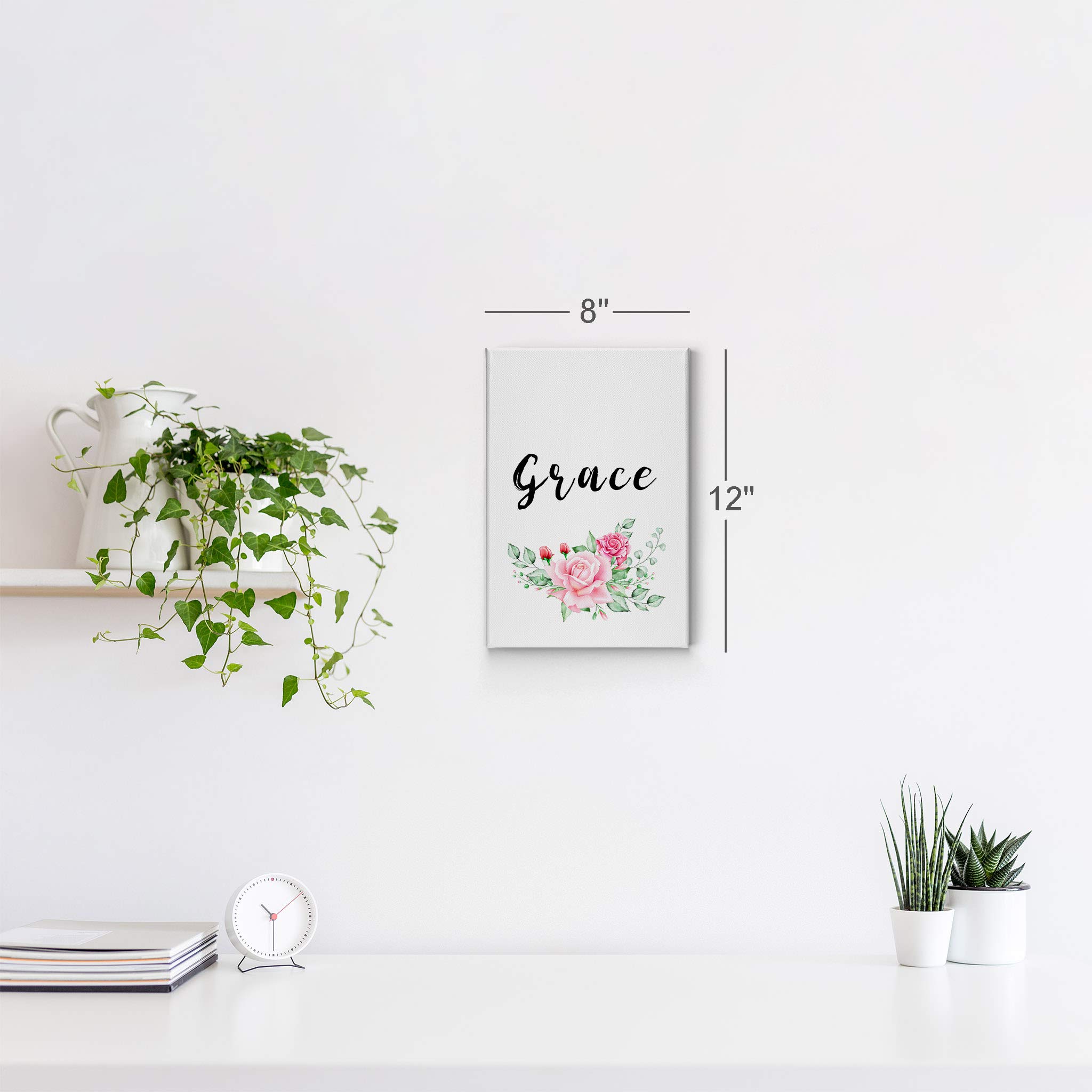 Bible Verse Wall Art - Christian Canvas Print 36x24 - Inspirational Gift for Home & Church