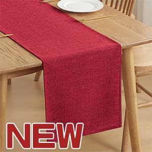Ruby Red-faux Linen
