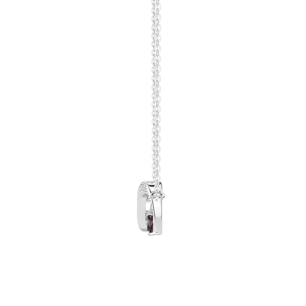 Mom's Heart Shaped Birthstone Necklace - Personalized Gift for Mother's Day, Birthday & Anniversary | Perfect for Everyday Wear & Special Occasions