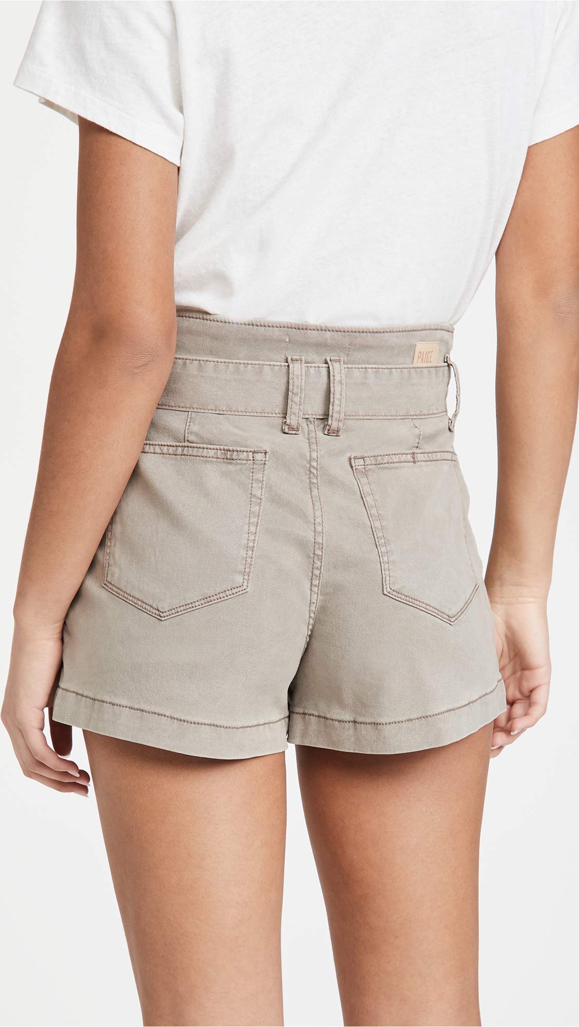 PAIGE Women's Anessa High Waist Pleated Shorts - Casual Summer Denim Shorts for Women | Perfect for Beach, Vacation & Everyday Wear
