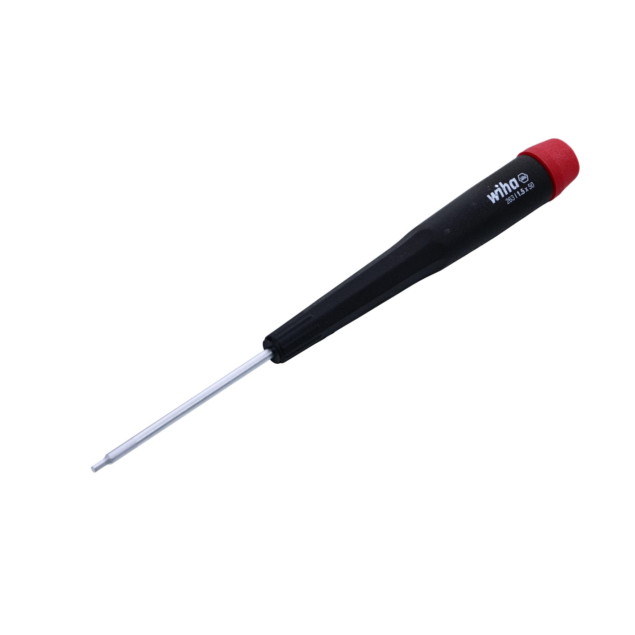 Wiha 96315 Precision Hex Metric Screwdriver Set - 1.5mm x 50mm Chrome Vanadium Steel for Electronics, Jewelry & Small Appliances Repair - Professional Tool Kit for Watchmakers, Technicians & DIY Projects