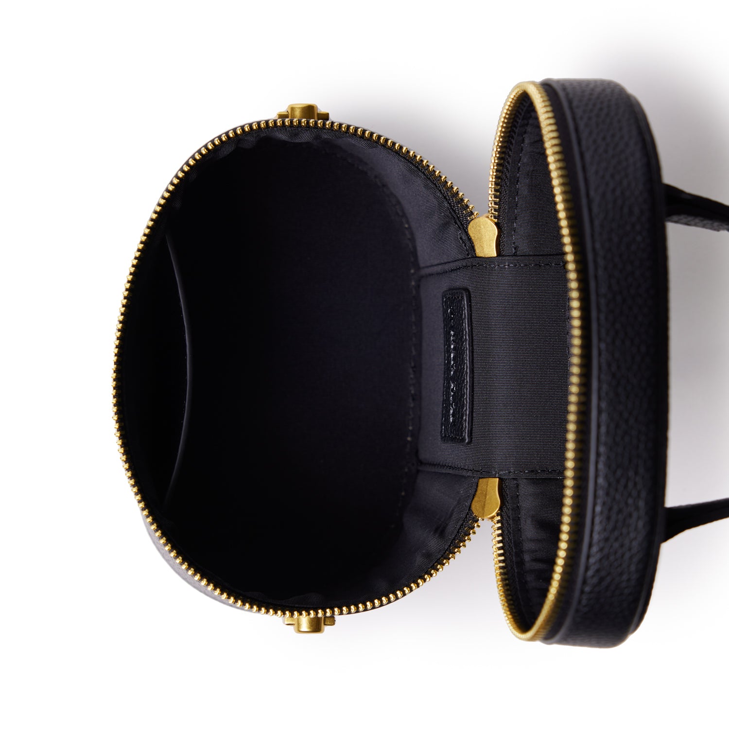 Mini Pebble Vanity Bag - Stylish & Compact Black Makeup Pouch for Travel, Gym & Everyday Essentials