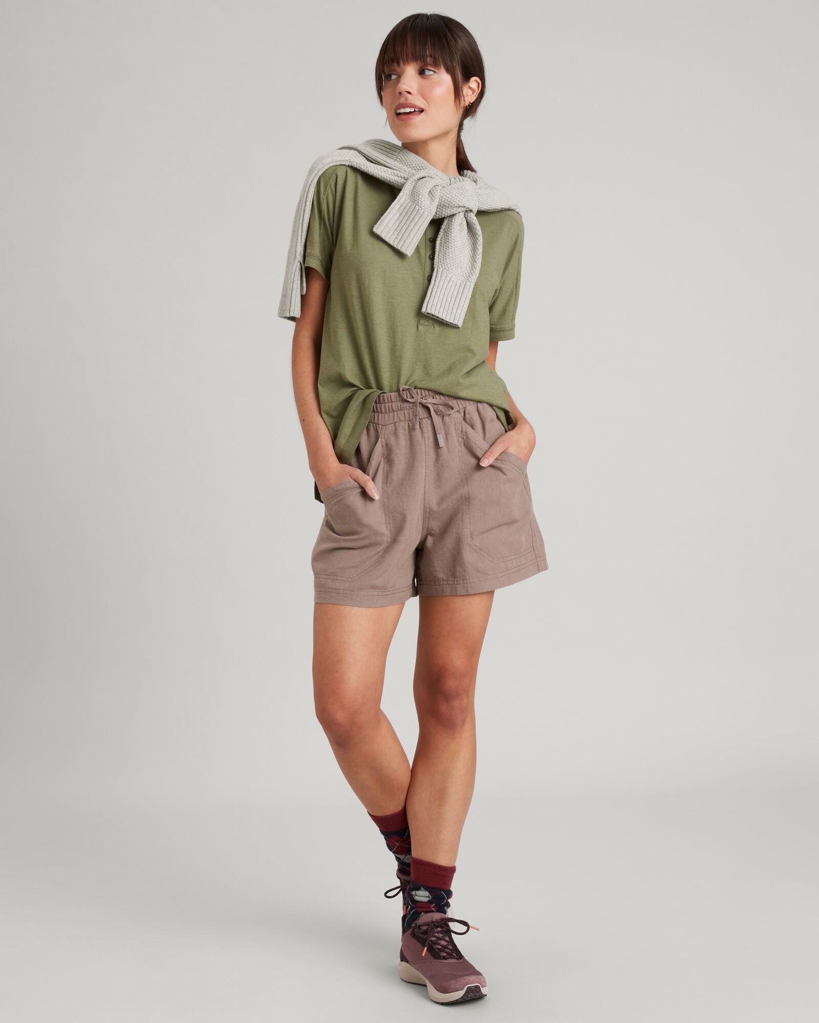Cardeto Women's High Waisted Summer Shorts - Comfortable Stretch Casual Shorts for Women | Perfect for Beach, Gym, and Everyday Wear