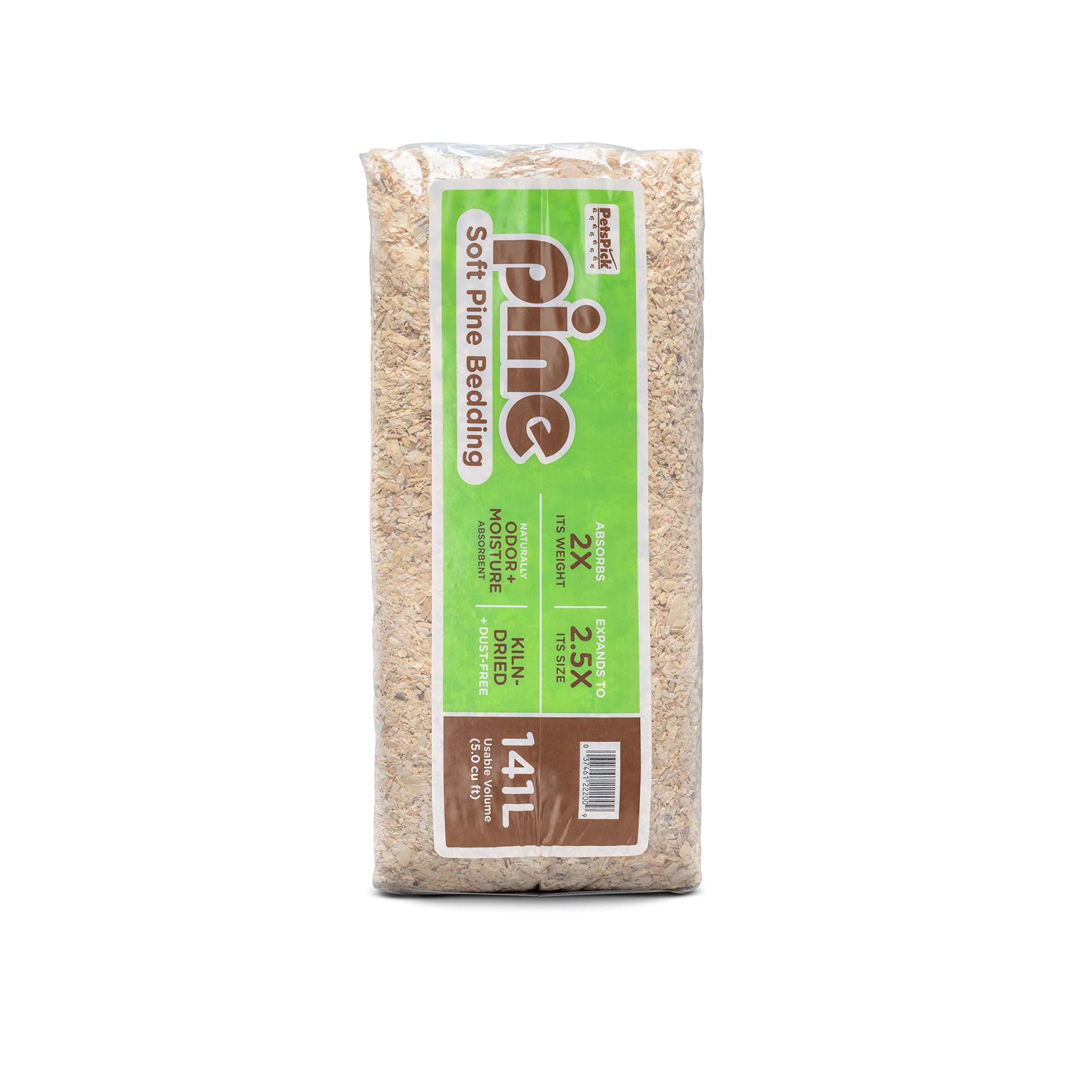 Premium Pine Small Pet Bedding - 141L (3.7 Cubic Feet) | Natural, Odor-Control Wood Shavings for Hamsters, Rabbits & Small Animals | Ideal for Cages, Hutches & Nesting Areas