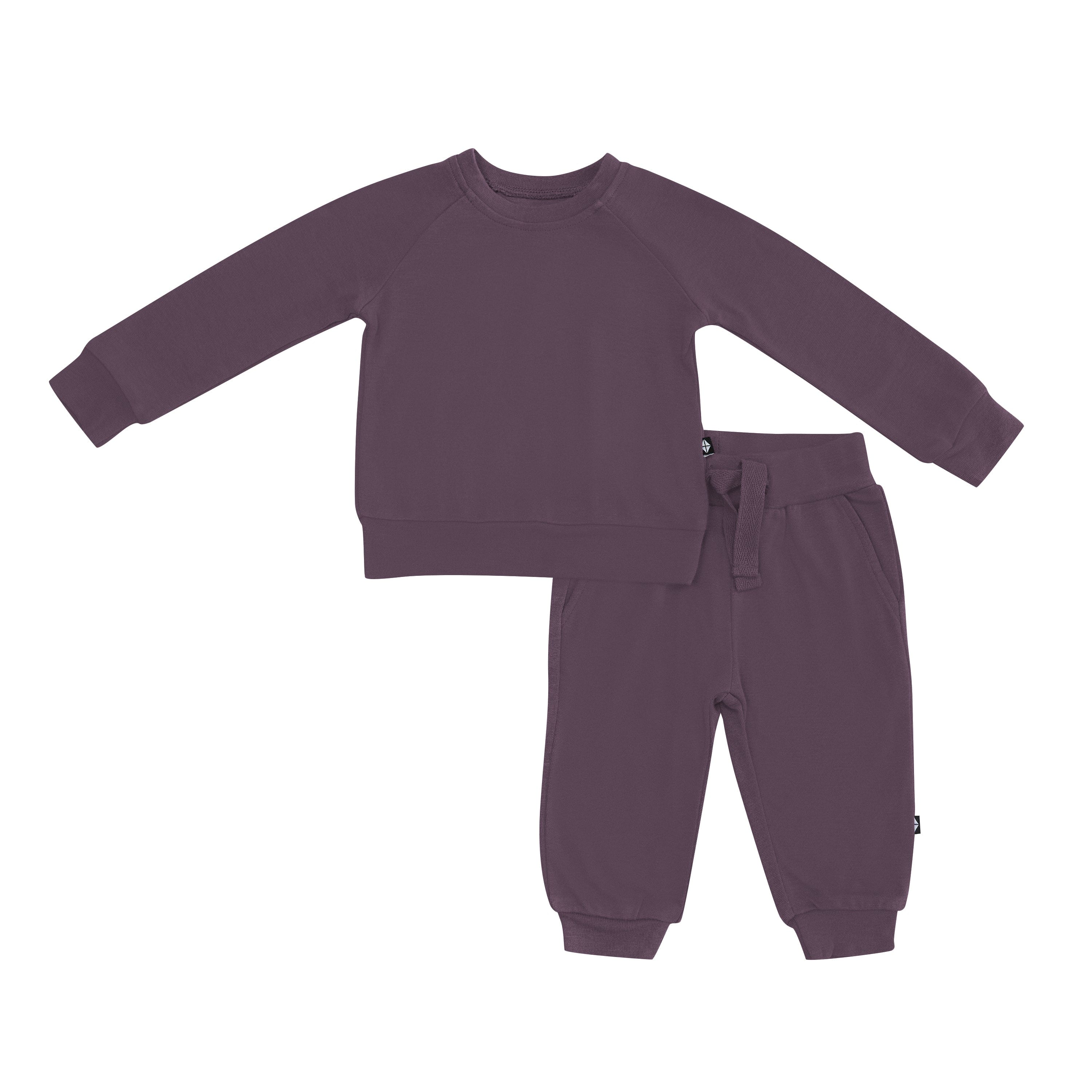 Premium Bamboo Jersey Jogger Set in Currant Red - Soft Lounge Pants & Top for Women - Perfect for Yoga, Home Relaxation & Casual Outings