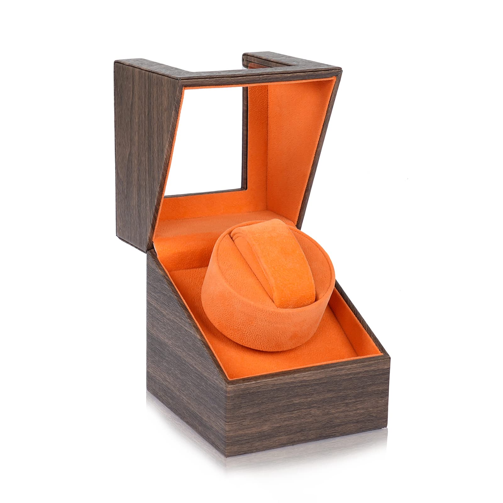 Premium Automatic Single Watch Winder for Men & Women - Ultra Quiet Japanese Motor - Perfect for Automatic, Mechanical & Self-Winding Watches - Ideal for Home, Office & Travel Use