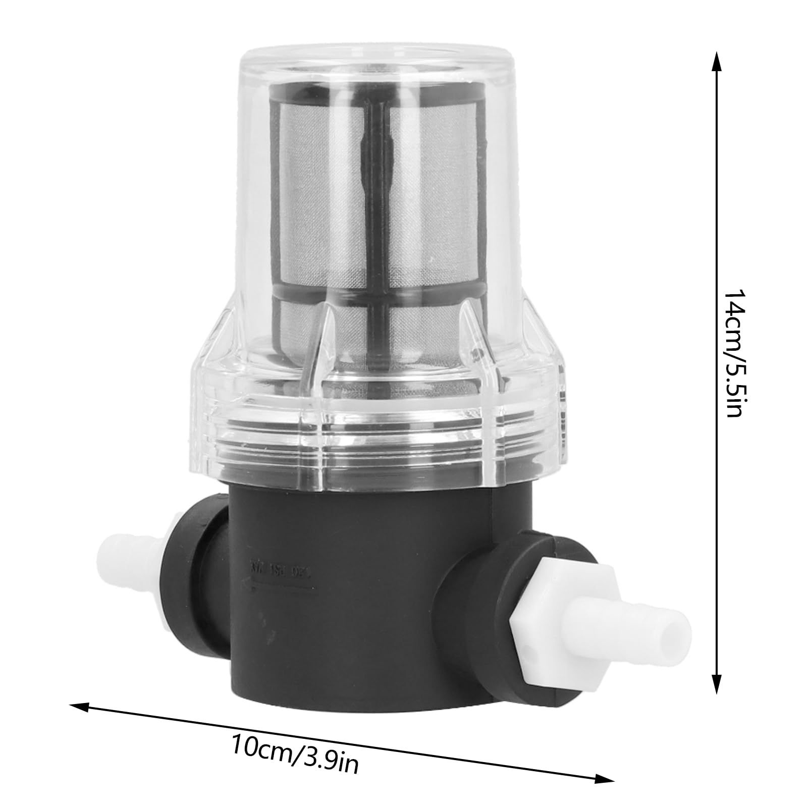 KIMISS 150 Micron 80 Mesh Inline Beer Filter Strainer - Sediment Filter for Home Brewing, Water & Beer Filtration - Perfect for Homebrew Kits, Keg Systems & Draft Beer Setups