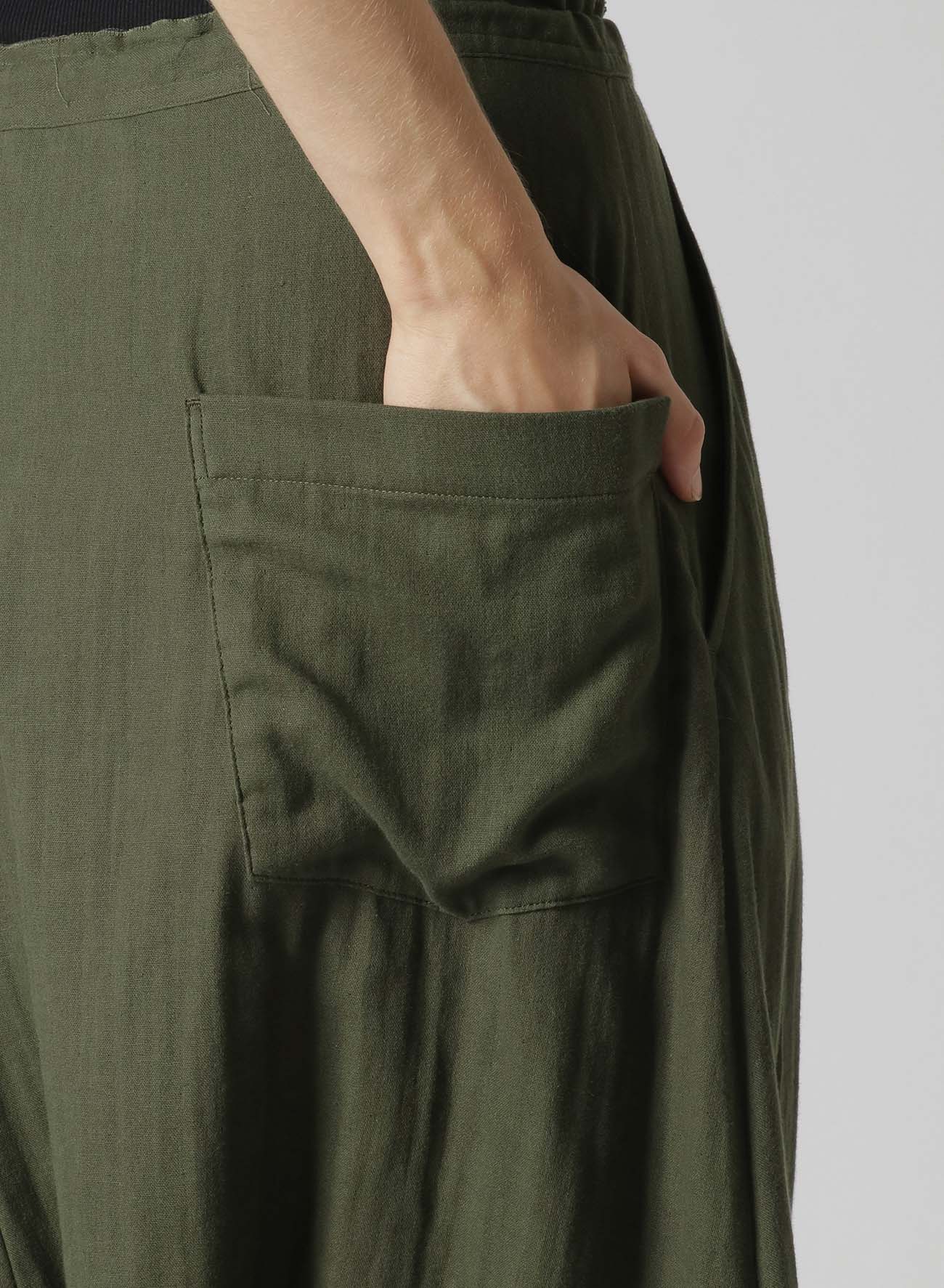 Soft & Breathable Cotton Double Gauze Asymmetrical Pants with Waist Tie - Flowy Blurred Net Print for Casual Wear, Boho Style & Summer Outfits