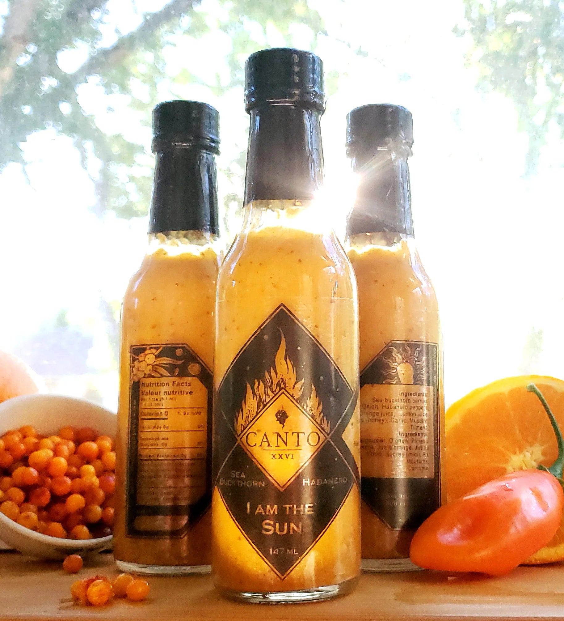 I Am The Sun Hot Sauce - Spicy Chili Sauce for Tacos, Wings & BBQ - Perfect for Cooking, Grilling & Gifting