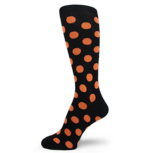 Black/Orange Dots