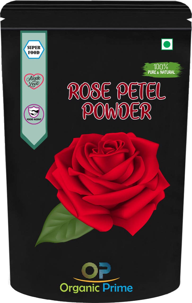 Organic Prime Dry Rose Petal Powder for Skin Care - 500g | Natural Face Mask for Brightening, Tan Removal & Glowing Complexion | DIY Beauty Treatment for Spa Day & Home Skincare Routine