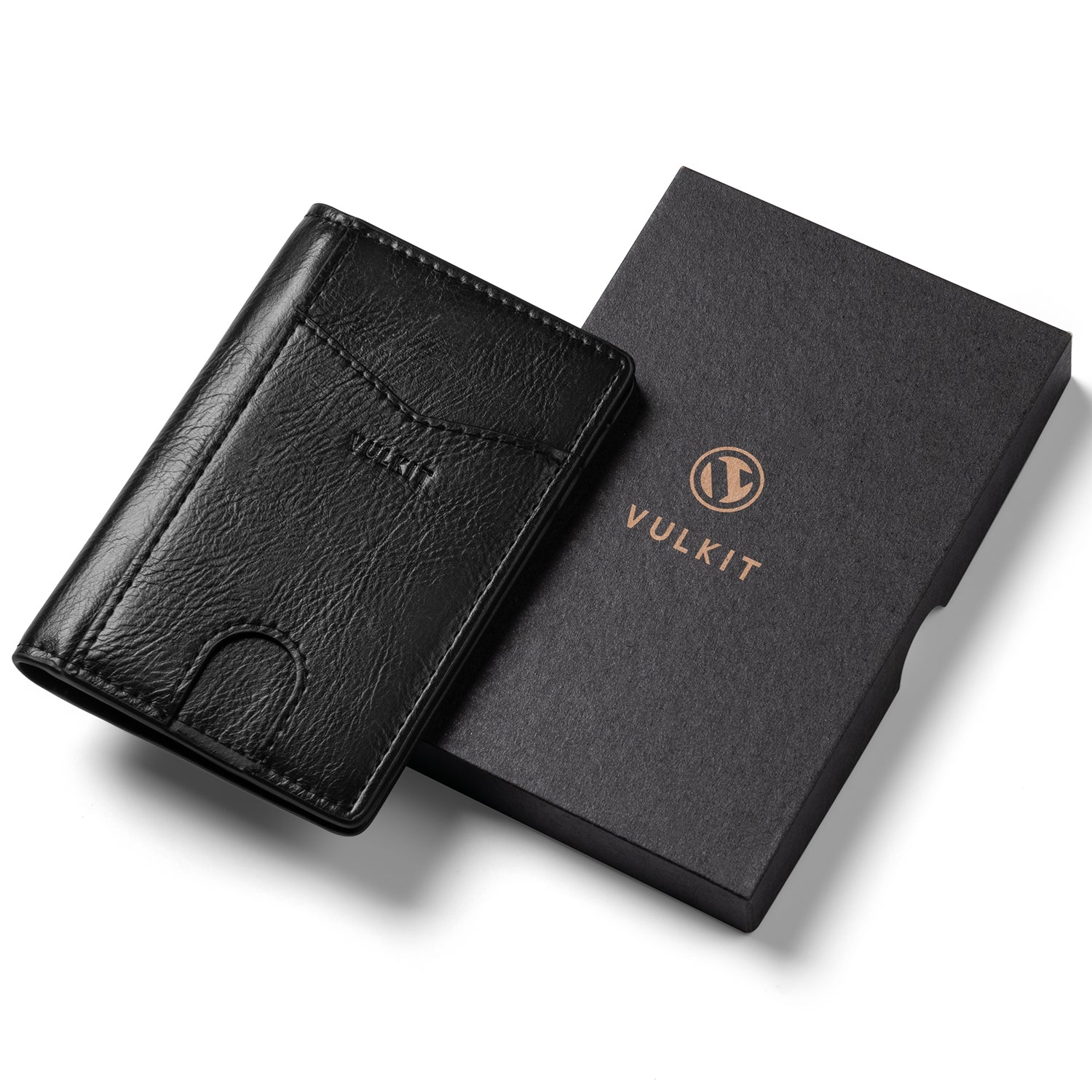 VW100 Slim Bi-Fold Wallet with 2 Exterior Slots for Cash & Cards – Perfect for Everyday Use and Travel