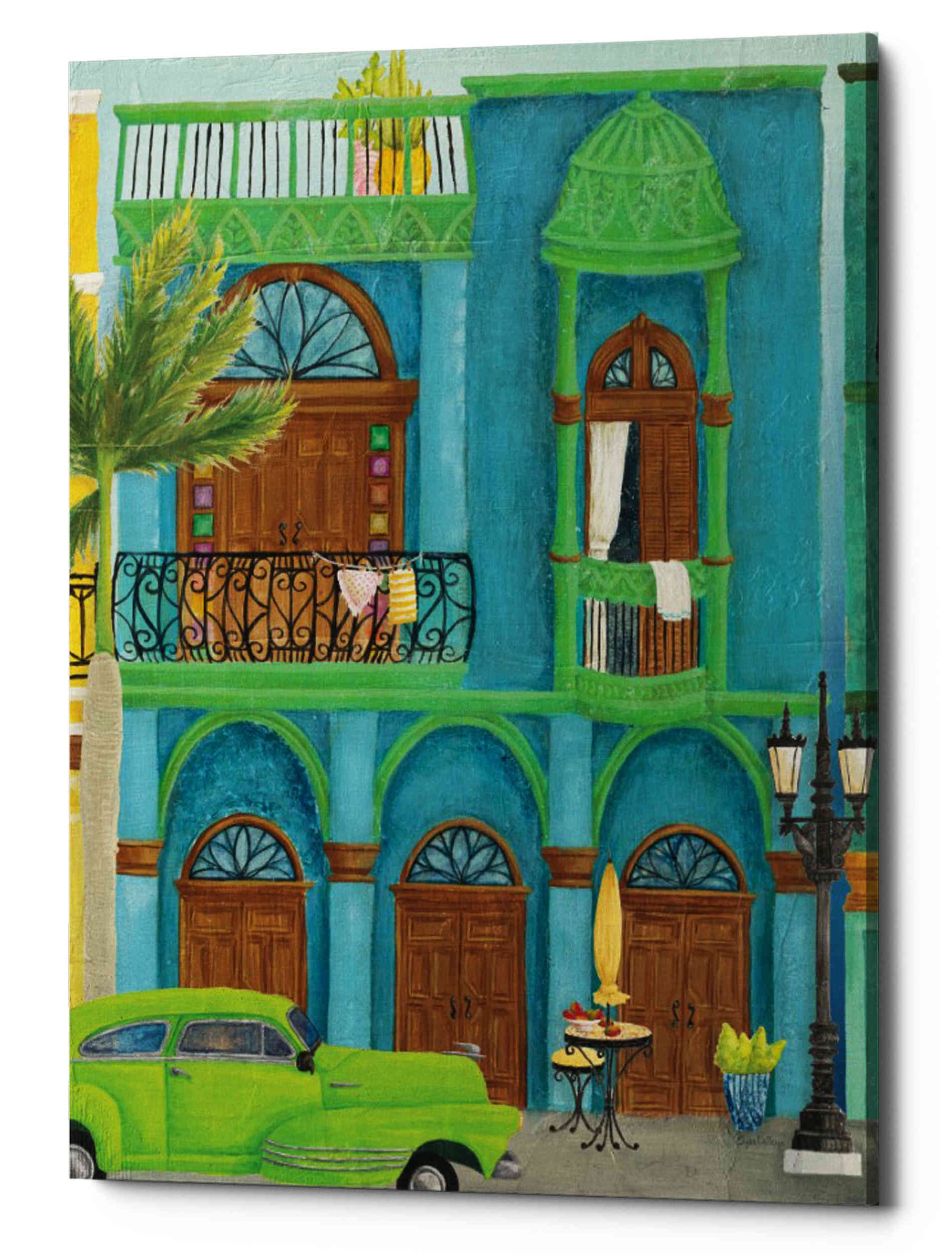Elyse DeNeige Havana IV Canvas Wall Art - 26x34 Inch Modern Abstract Painting for Living Room, Bedroom & Office Decor