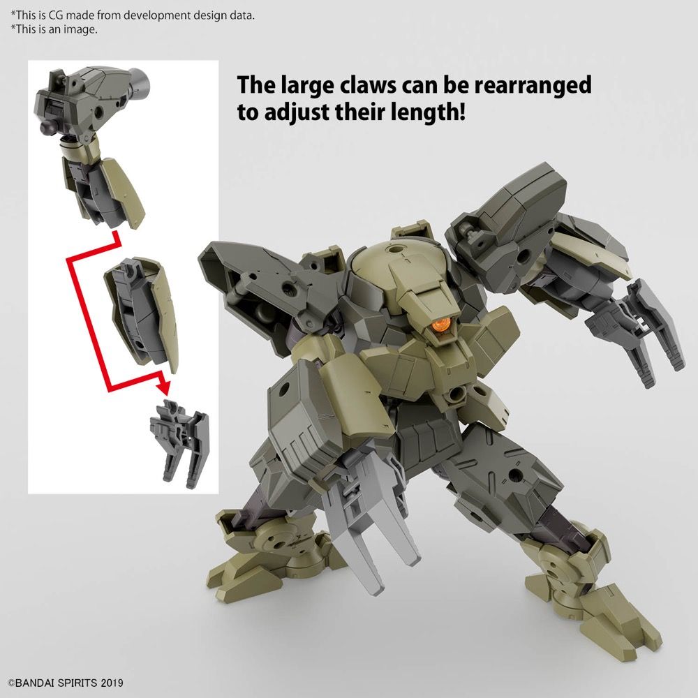 Bandai 30 Minutes Missions 30MM #61 1/144 bEXM-29 Gardonova Green Plastic Model Kit - Fast Assembly Mecha Model for Collectors & Hobbyists (Perfect for Display & Battle Scenes)