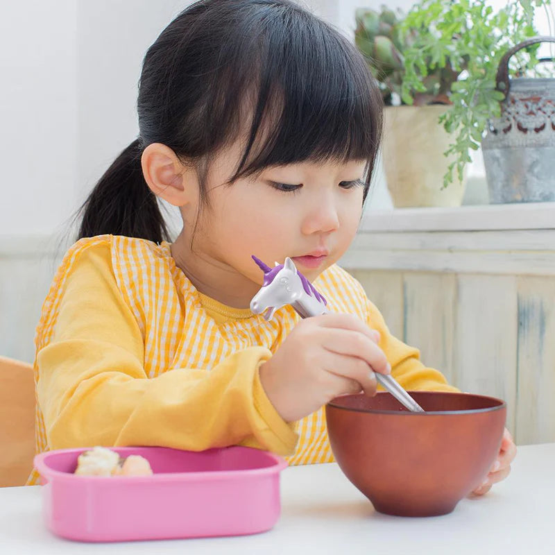 Fred Munchtime Unicorn Chomping Chopsticks - Fun Cartoon Chopsticks for Kids & Adults - Perfect for Asian Cuisine, Sushi, Noodles & Party Favors