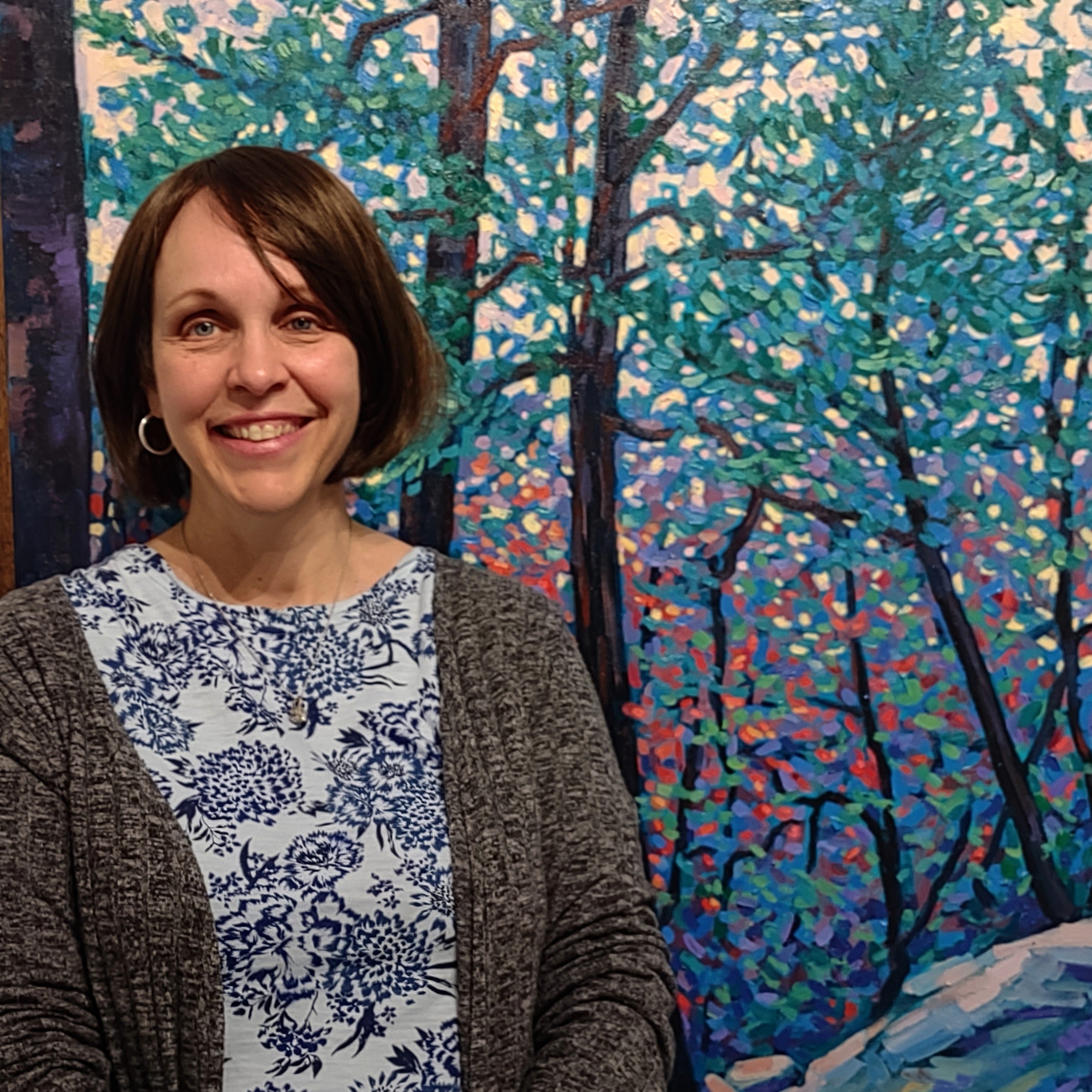 Laura Eyring Oil Painting Landscape Mosaic Workshop - Learn Step-by-Step Techniques for Home Decor & Gift Ideas