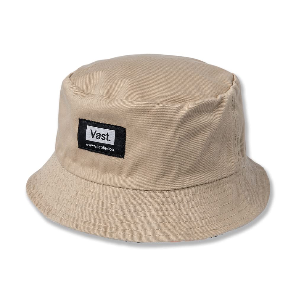 VAST Reversible Soft Bucket Hat for Men & Women - UPF 50+ Sun Protection, Breathable & Lightweight for Beach, Pool, Hiking & Outdoor Activities