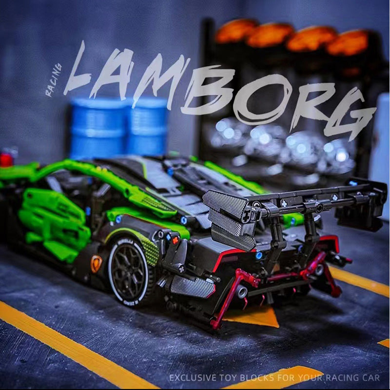 1644PCS C019 Lamborghini Roadster Super Car Building Blocks Set - 1:14 Scale Model Kit for Adults & Teens - Perfect for Collectors, Display & DIY Car Enthusiasts