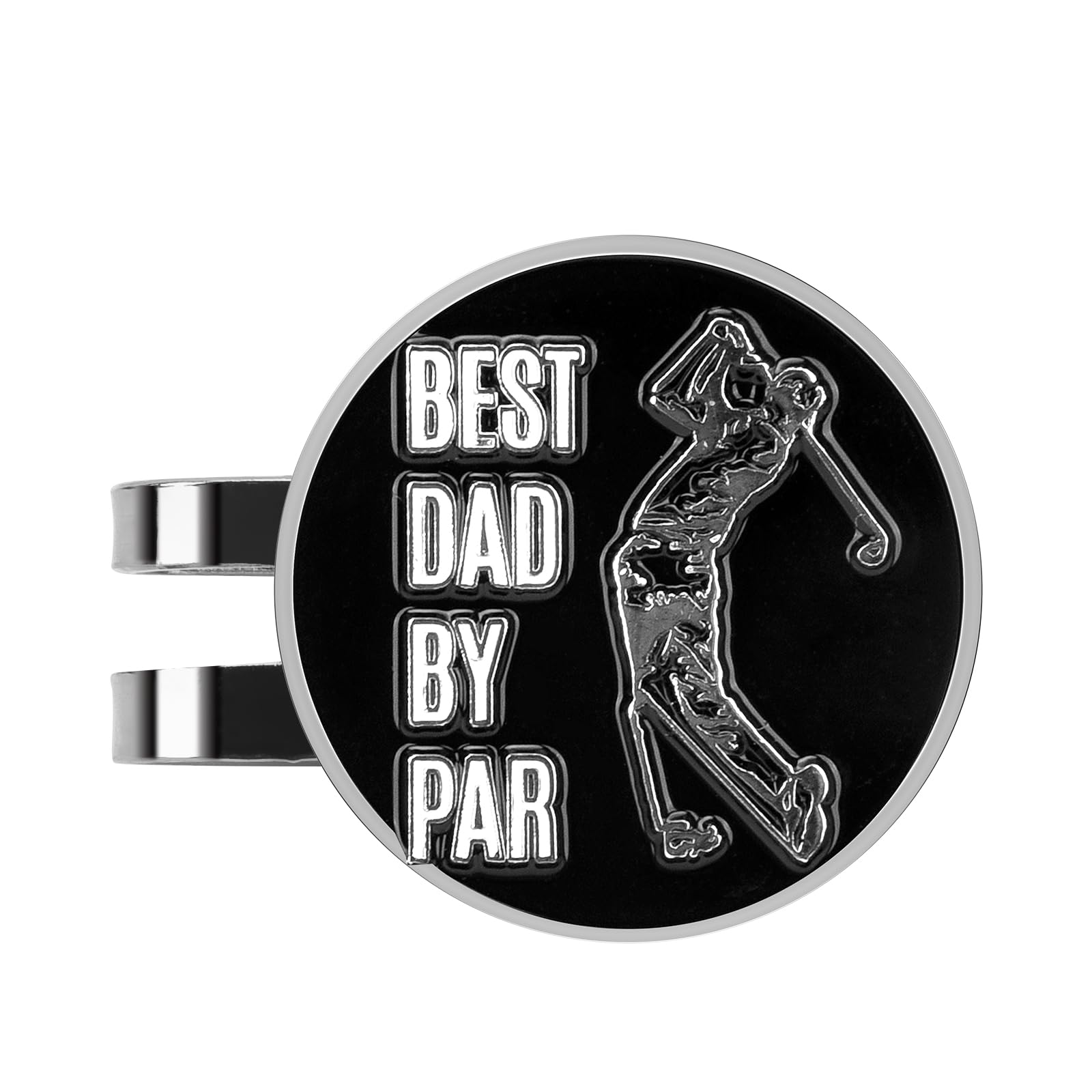 Funny Magnetic Golf Ball Marker with Hat Clip - 25mm Golf Accessories for Men | Perfect Golf Gifts & On-Course Essentials