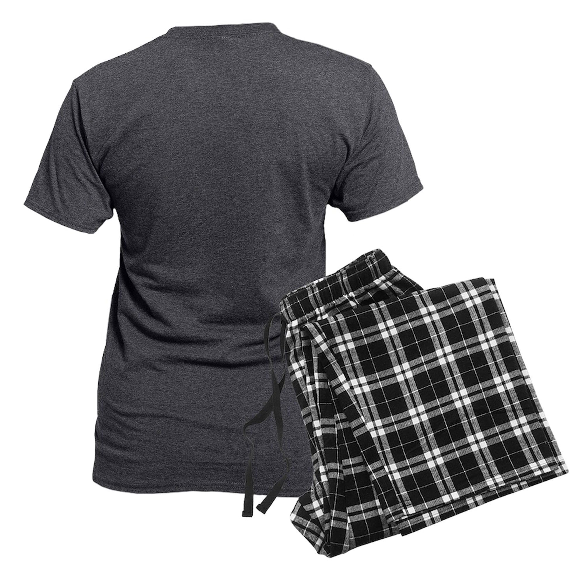 Sleeping Cat Women's Lightweight Pajama Set - Charcoal Grey Novelty Sleepwear for Women | Cozy Lounge & Sleepwear for Relaxing Evenings
