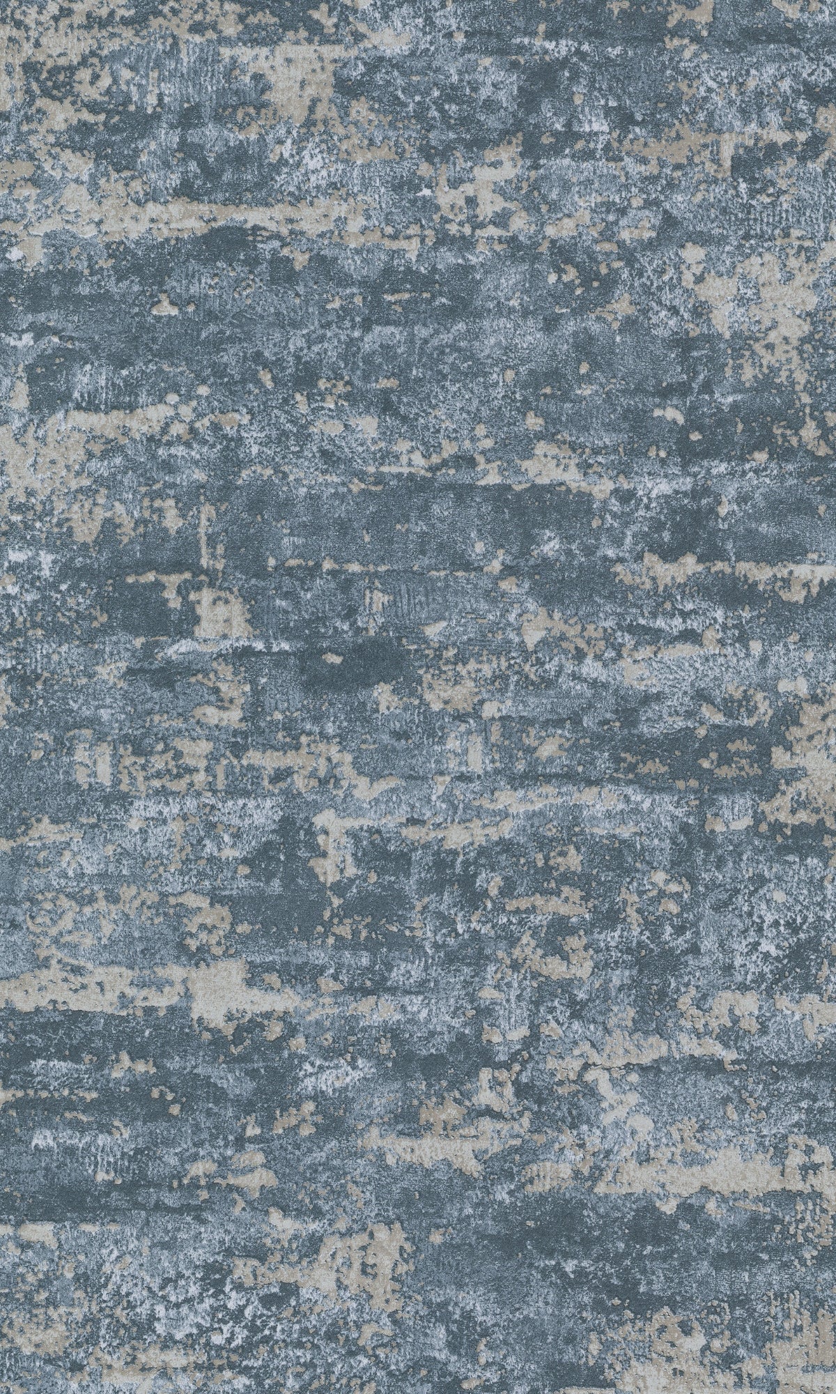 Blue Metallic Concrete Scratched Wallpaper R8020 - Textured Peel and Stick Wallpaper for Modern Home & Office Decor