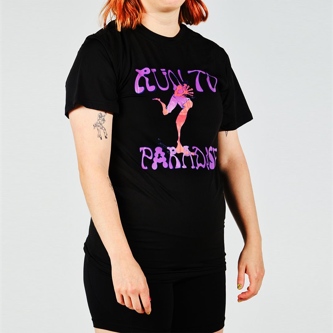 Eco-Friendly Women's Tarkine Ultra Running T-Shirt - Lightweight Moisture-Wicking Workout Top for Trail Running & Gym Training