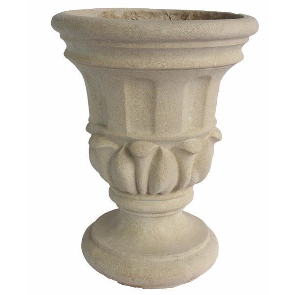 Anderson Teak Magnolia Urn 1520 - Premium Outdoor Garden Urn Planter for Flowers & Plants - Perfect for Patio, Lawn & Memorial Decor