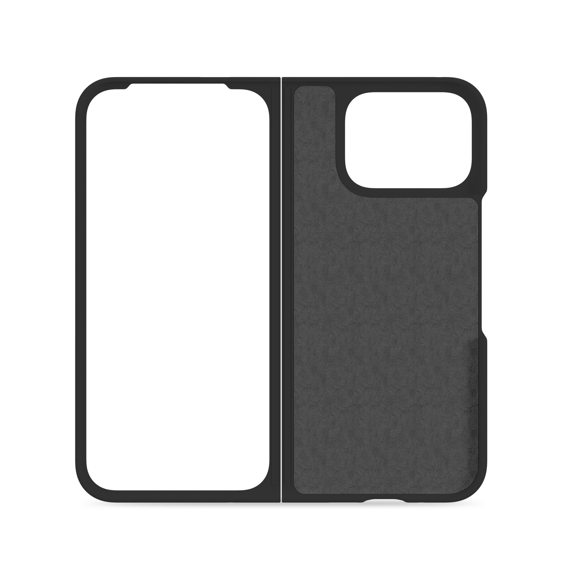 Jet Black Ultra Thin Phone Case - Slim Protective Cover for iPhone & Samsung - Perfect for Everyday Use & Travel