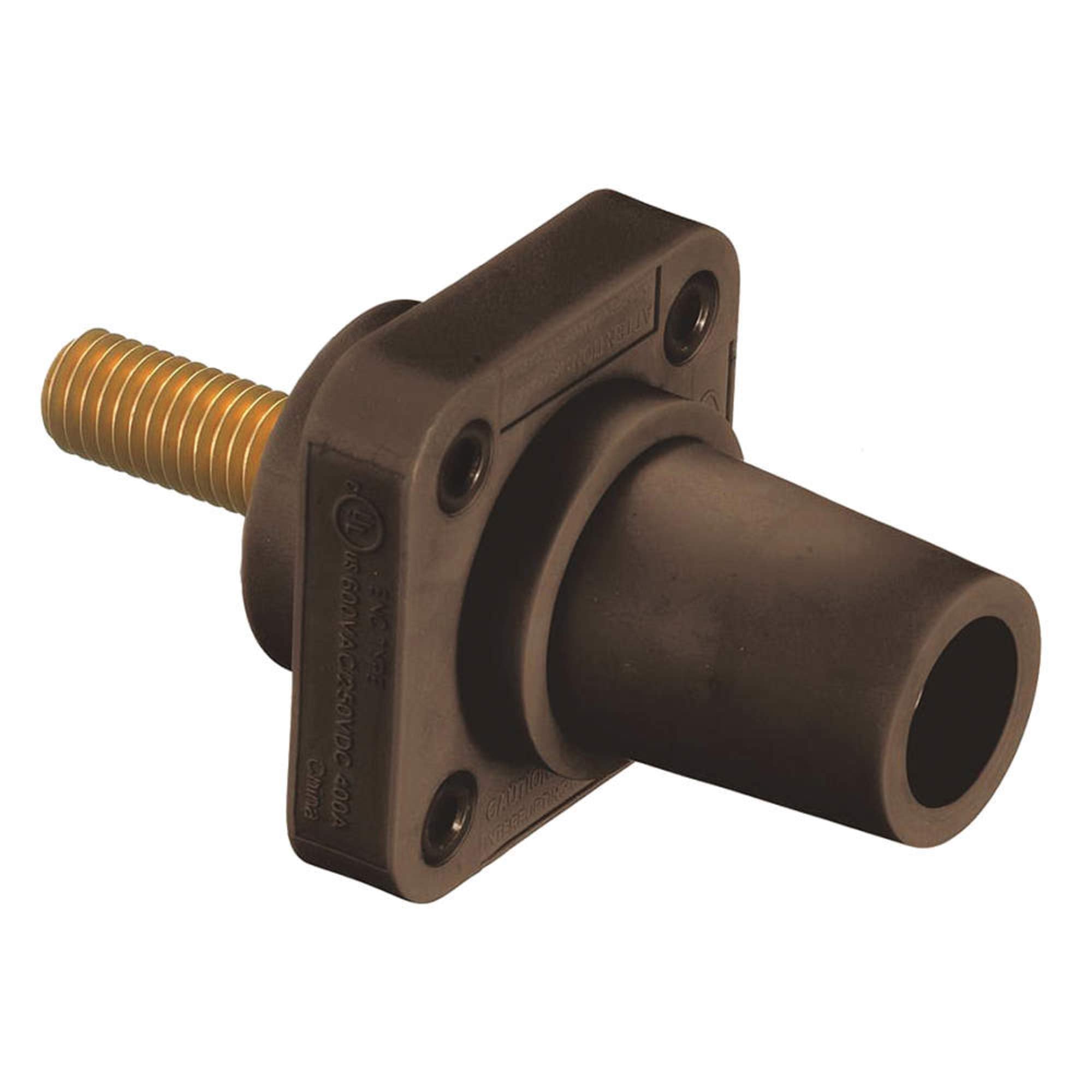 Hubbell HBLFRSBN 400 Amp Single Pole Panel Mount Receptacle, 1/2