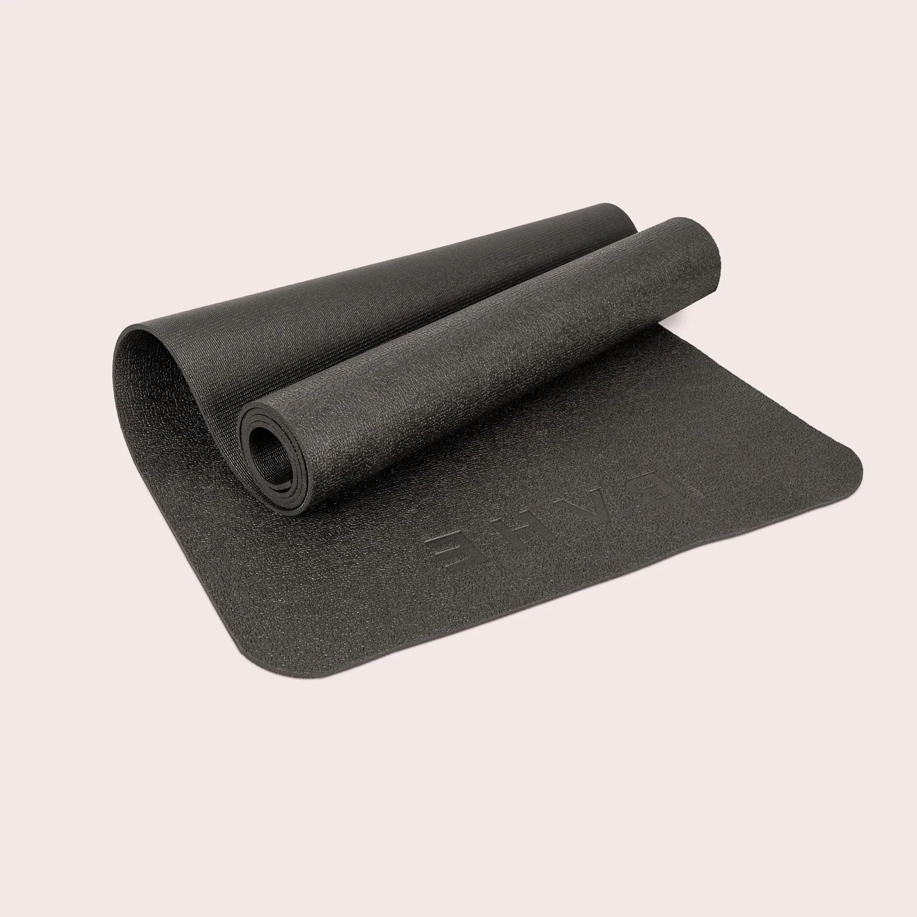 BAHE Studio Pilates Mat 5mm Thick (173x61cm) - Anthracite Color for Yoga, Fitness, and Home Workouts