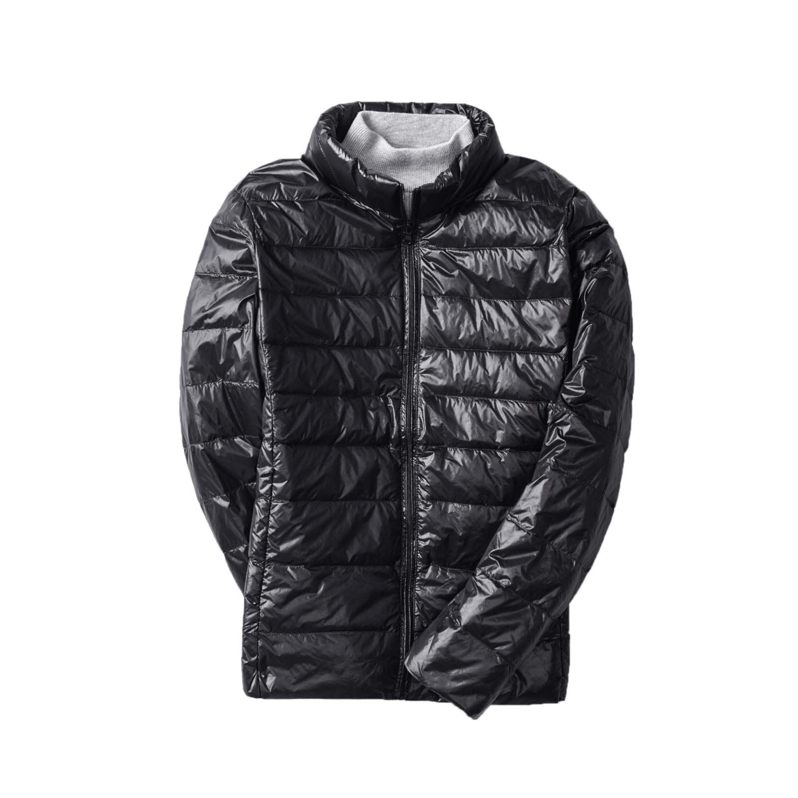Cicilin Women's Lightweight Duck Down Jacket - Quilted Stand Collar Winter Coat for Outdoor Activities & Casual Wear