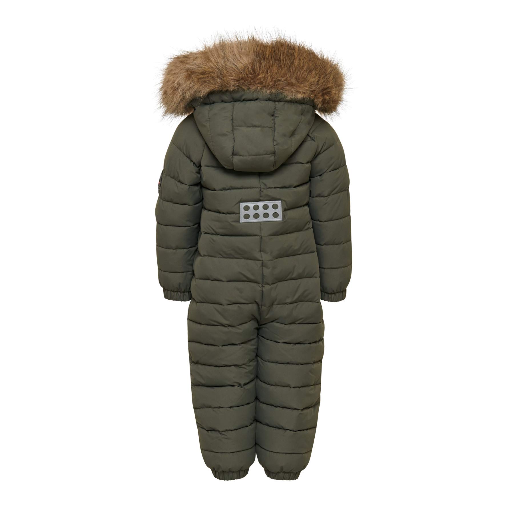 LEGO Wear Kids' Snow Suit with Detachable Faux Fur Hood - Winter Waterproof Snowsuit for Boys & Girls - Perfect for Skiing, Snowboarding & Outdoor Play