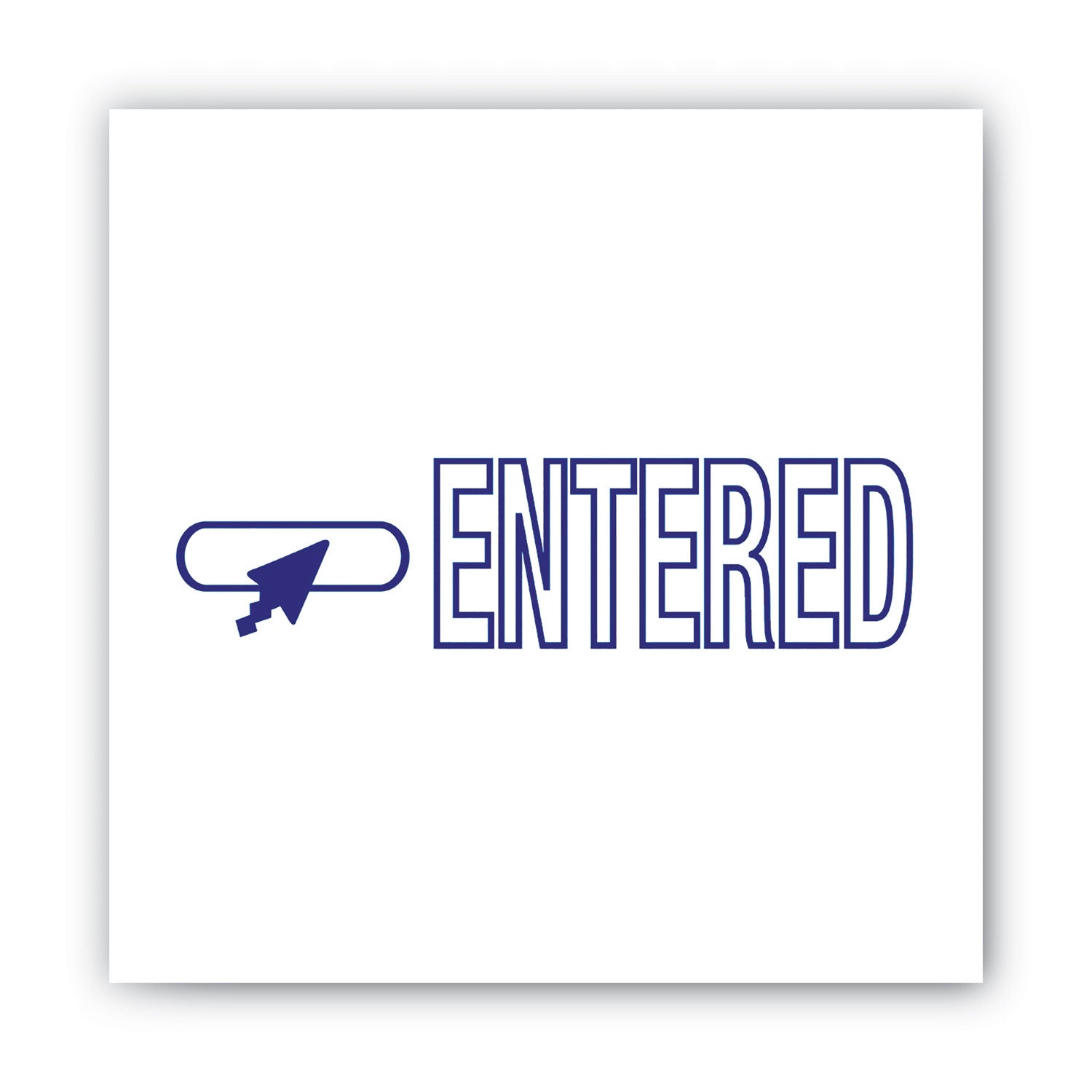 ACCUSTAMP2® Pre-Inked Shutter Stamp - Blue 