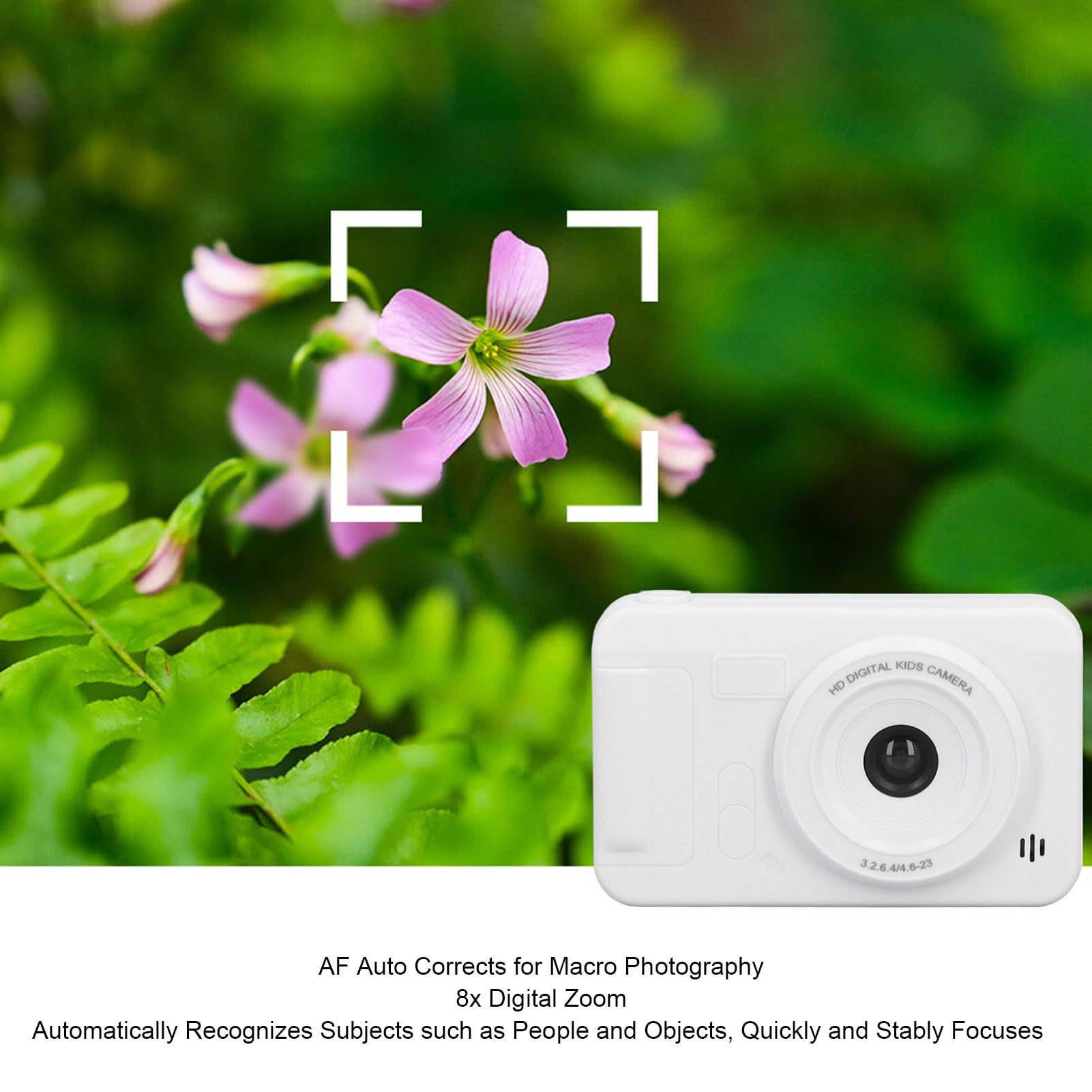 4K HD Digital Camera with 40MP Autofocus & 8X Zoom - Anti-Shake Compact Point and Shoot Camera with 2.4