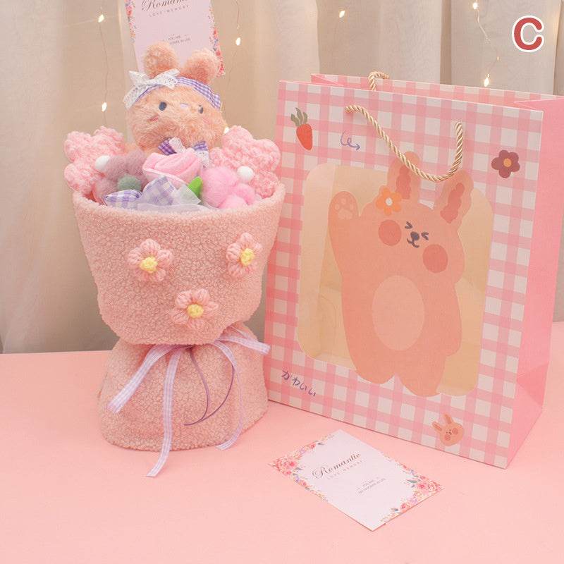 Fluffié: Adorable Kawaii Plush Flower Bouquet Gift - Perfect for Birthdays, Valentine's Day & Home Decor