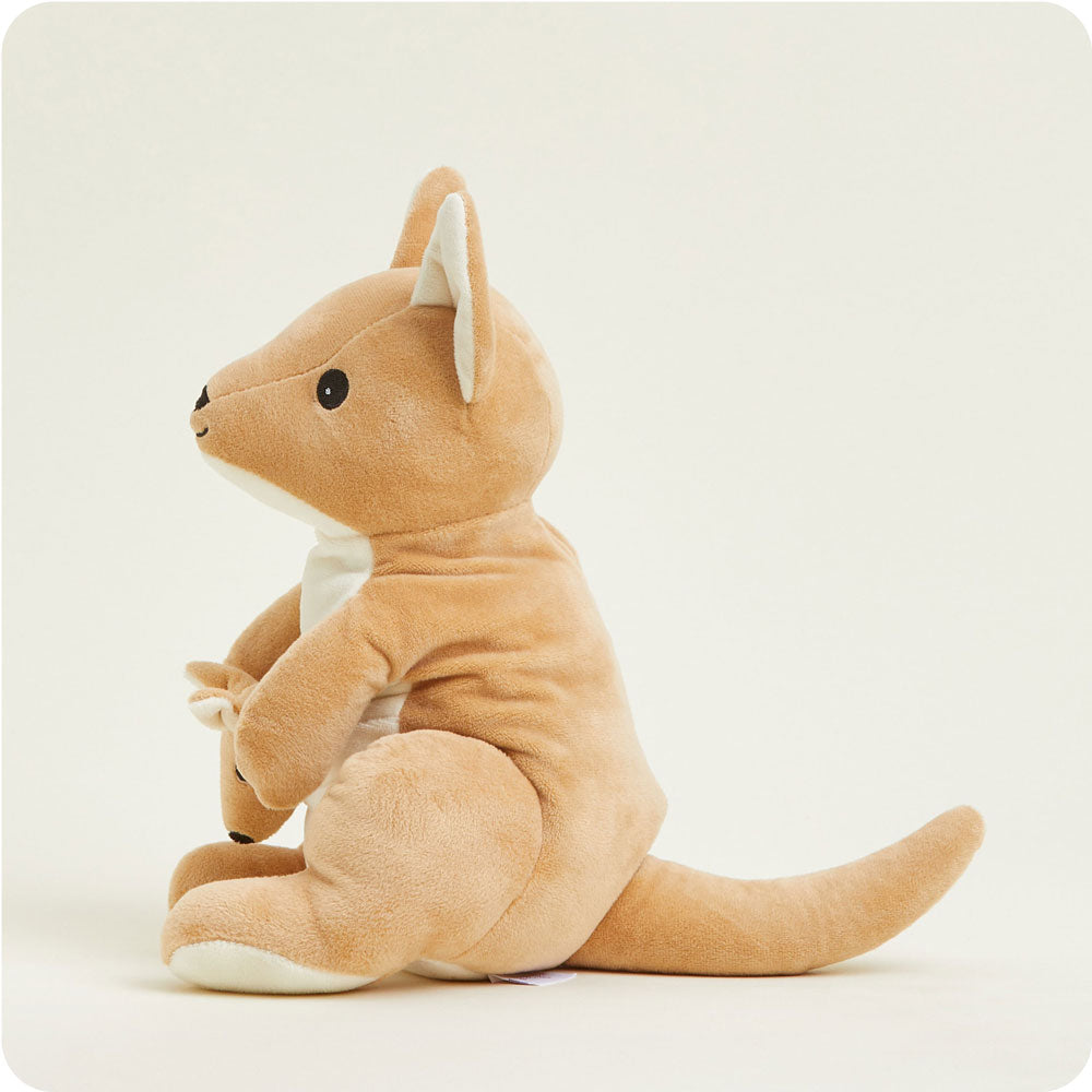 Kangaroo Warmies - Soft Plush Heating Pad for Pain Relief & Comfort - Perfect for Cuddling, Relaxation & Stress Relief