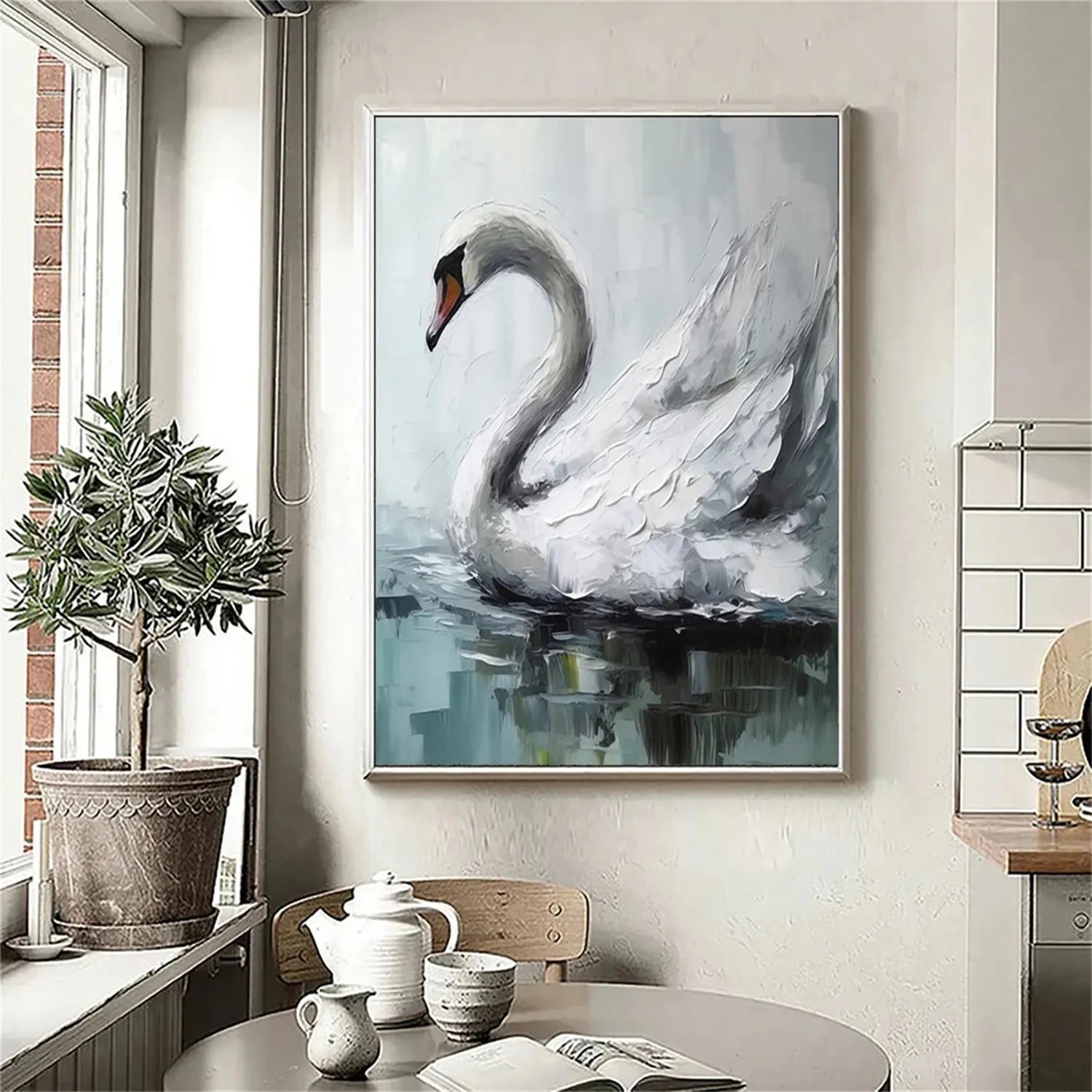 Animal Art Painting #AP078 - Handmade Canvas Wall Decor for Living Room, Bedroom & Office | Wildlife & Nature Inspired Artwork