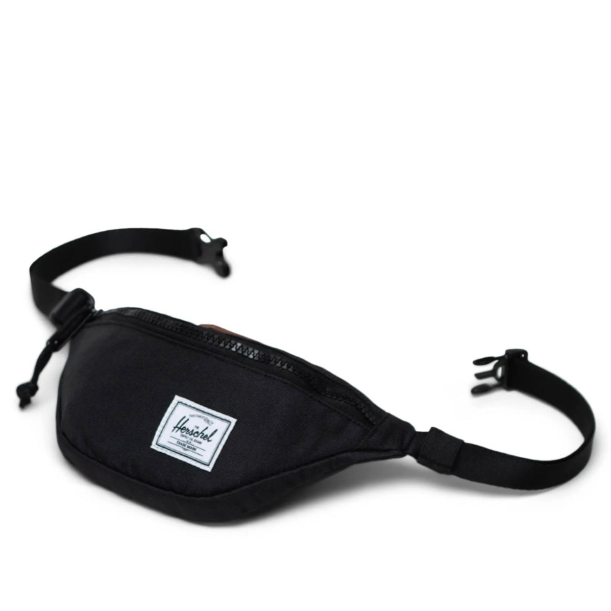 Herschel Heritage Hip Pack - Little Herschel Black Waist Bag for Men & Women - Perfect for Travel, Hiking & Everyday Use