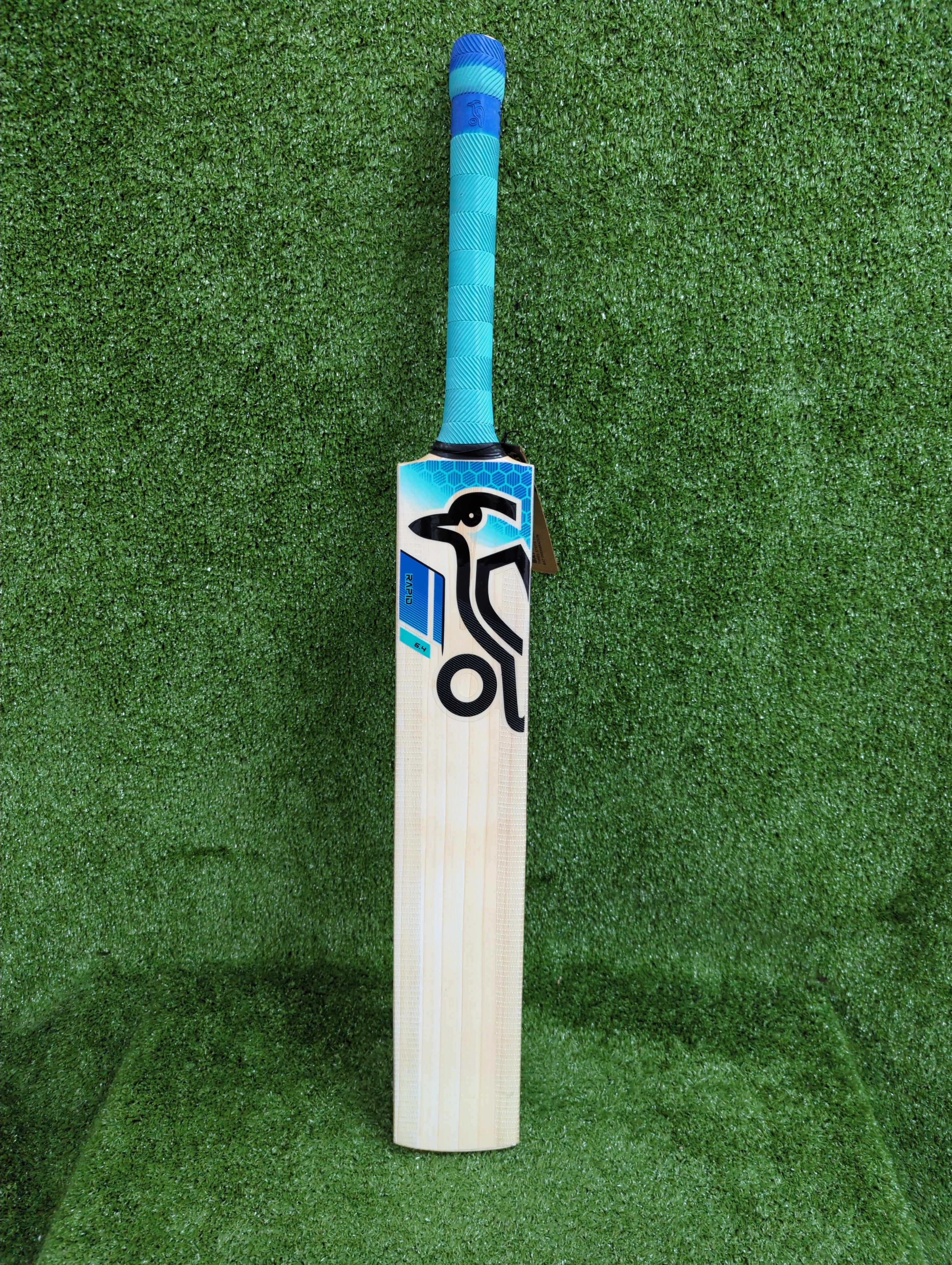 Kookaburra Rapid 6.4 Harrow English Willow Cricket Bat - Premium Performance for Professional & Amateur Players - Perfect for Matches, Training & Backyard Practice