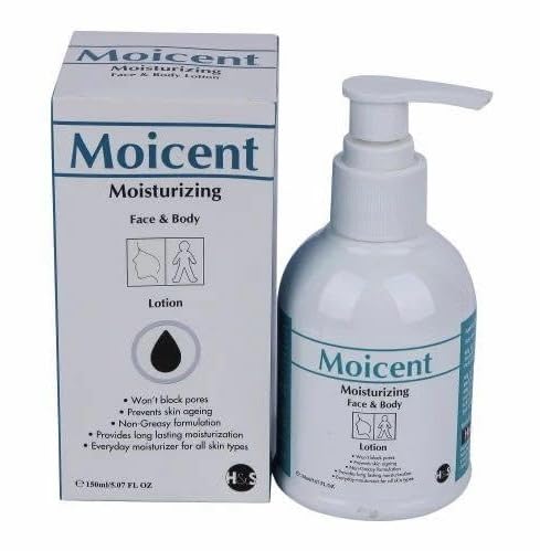 Moicent Deep Hydrating Moisturizing Lotion 150ml - Ultra Nourishing Face & Body Cream for Dry Skin - Perfect for Daily Skincare Routine & Nighttime Hydration