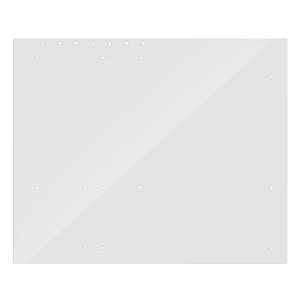 BROLEO Clear Transparent ATX Computer Case - DIY PC Build, Easy Maintenance for Optical & Hard Drives | Perfect for Gaming Rigs, Workstations & Custom PC Builds
