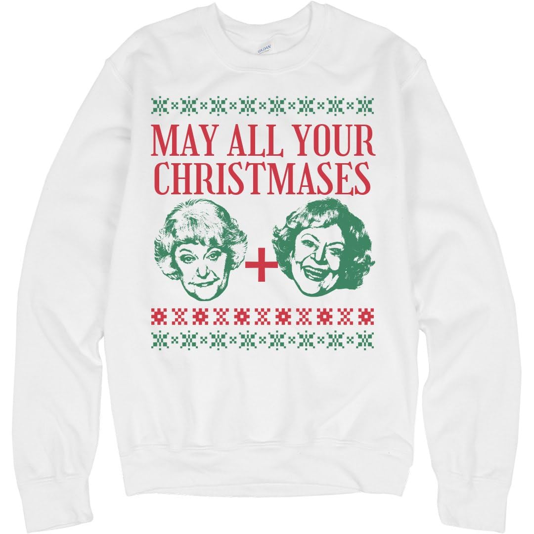 Customized Unisex Christmas Sweatshirt for Women & Men - Seamless Holiday Pullover | Perfect for Family Matching, Gift Giving & Festive Winter Outfits