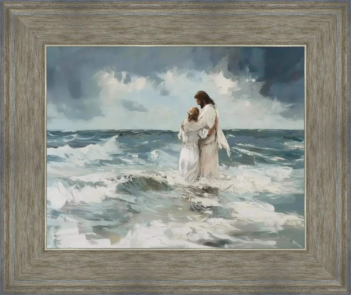 Be Still By Gabriel Heaton - Inspirational Christian Wall Art Decor for Home, Office & Church - Perfect for Prayer Rooms, Bedrooms & Gifts