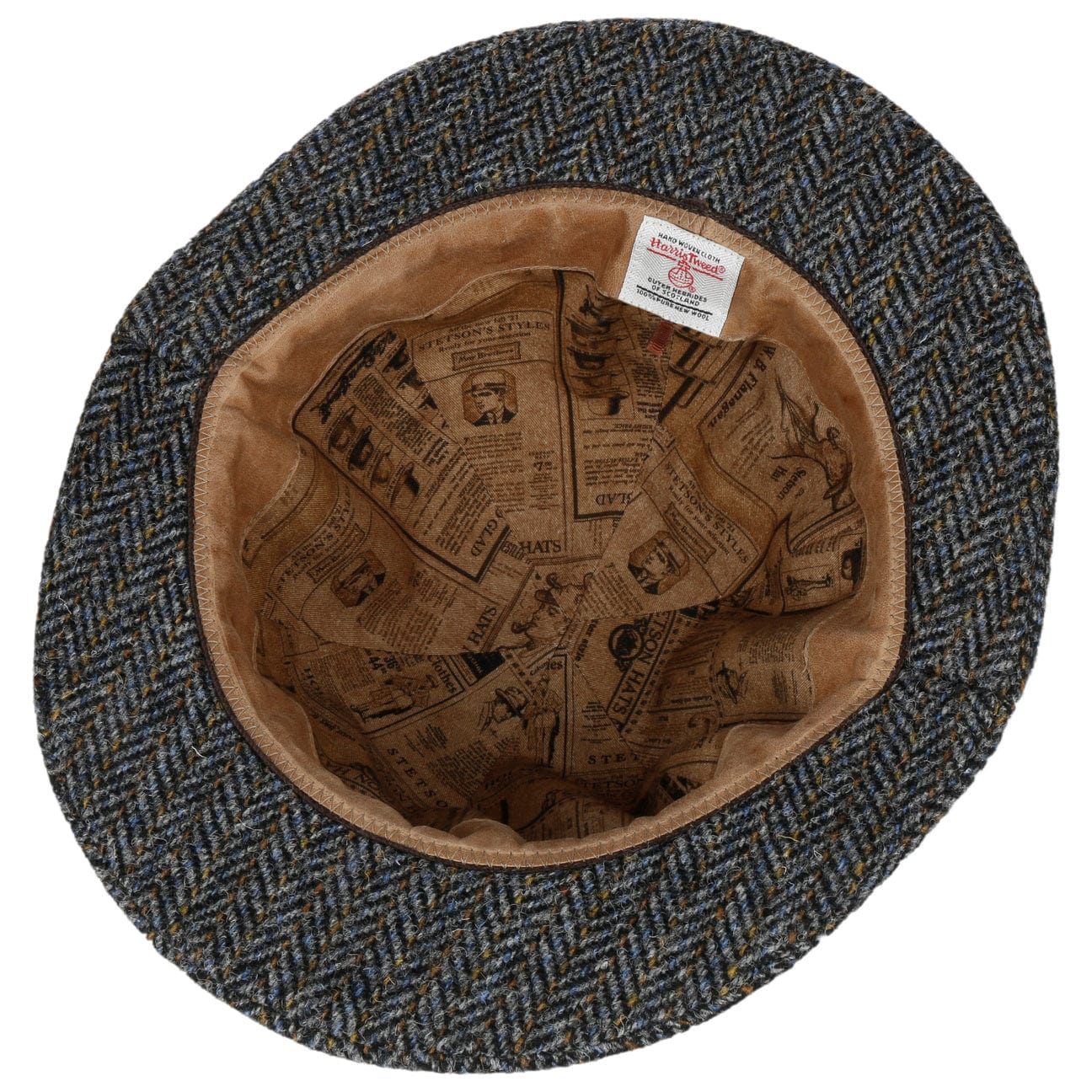 Stetson Deerstalker Hat - Premium Harris Tweed Wool Hunting Cap for Men | Outdoor Adventure, Winter Fashion & Sherlock Holmes Style